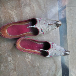 Unisex Silver khusa (Size: 38 ) | Women Shoes | Men Shoes | New