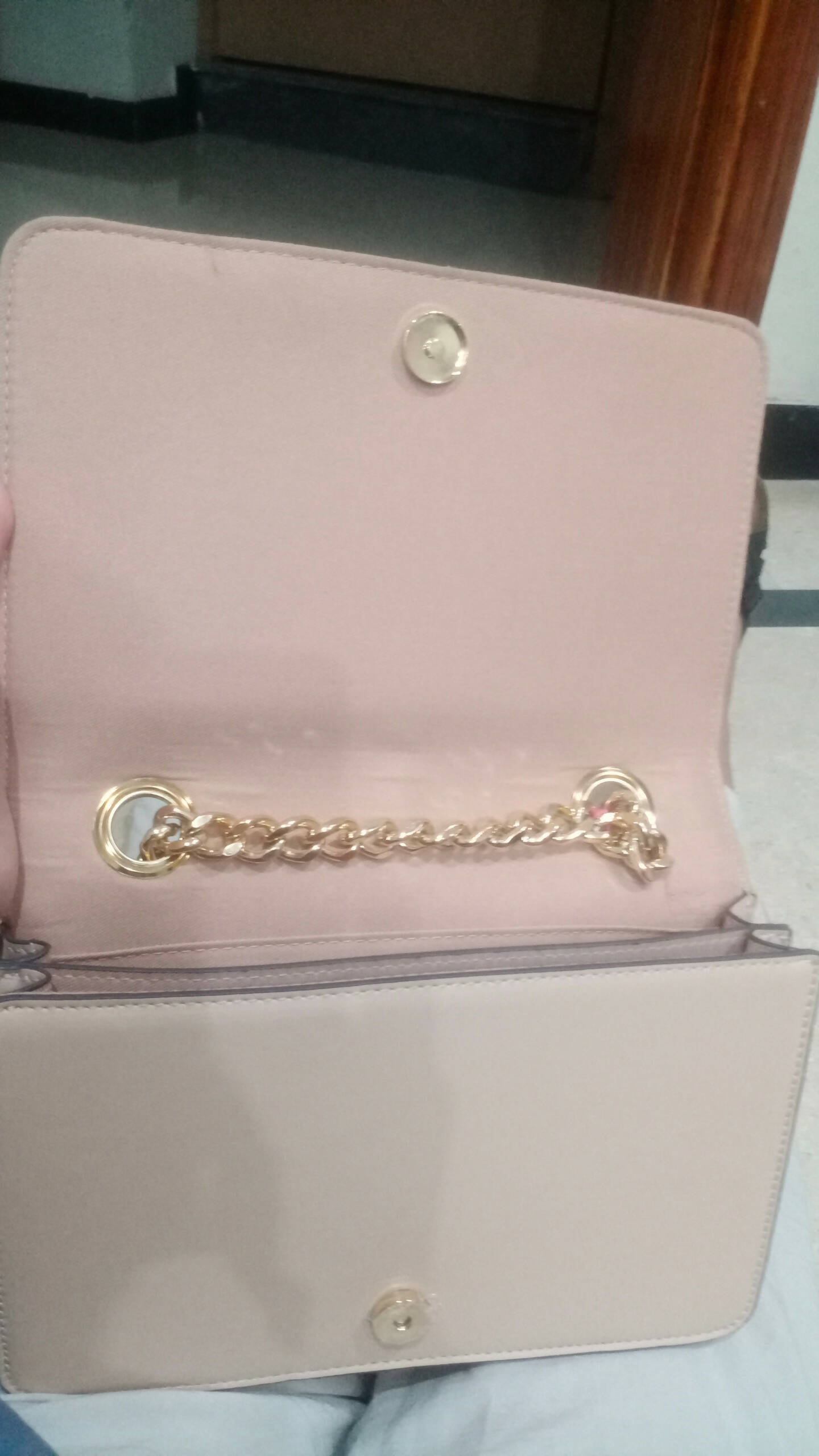 Pink Hand Bag With Chain | Women Bags | New