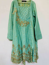 Blue Sitara Work Frok | Women Locally Made Formals | Small | Preloved