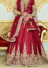 Stunning Maroon Bridal Suit | Women Bridals | Small | Worn Once