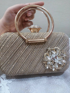 Golden Clutch | Women Bags | Worn Once