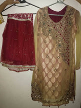 Stylish Party Wear Suit | Women Locally Made Formals | Small | Preloved