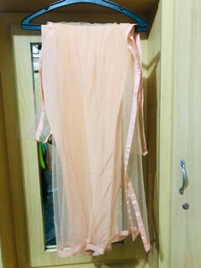 Chinyere | Peach Net Suit | Women Branded Formals | Medium | Worn Once