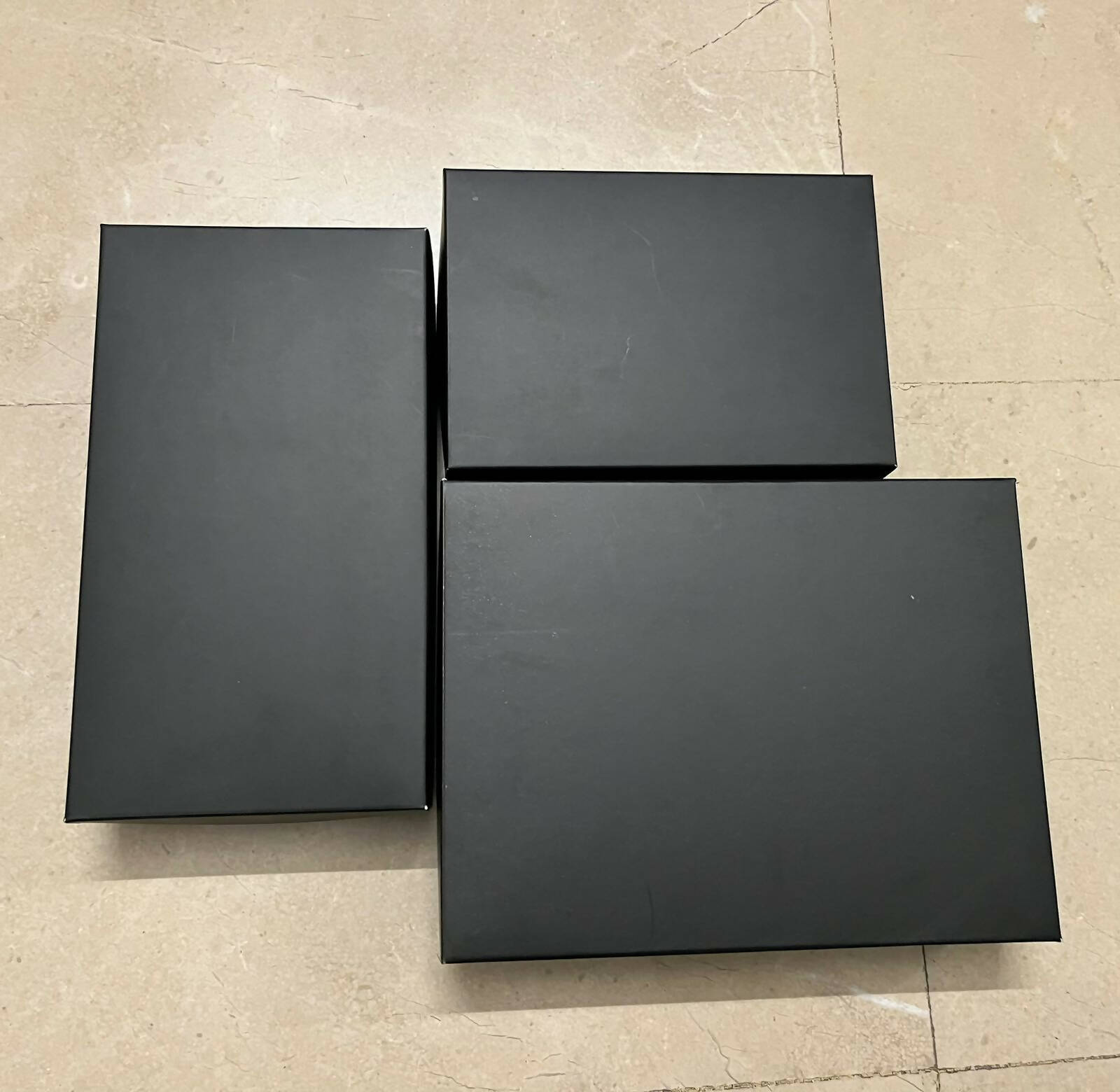 Black Gift Boxes (SET OF 3)| Corporate Gifts | Brand New