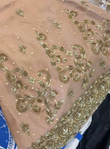 Meena Kari | Stunning Ivory Pink Suit | Women Bridals | Small | Preloved