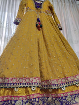 Heavy Embroidered Maxi | Women Frocks & Maxis | Small | Worn Once