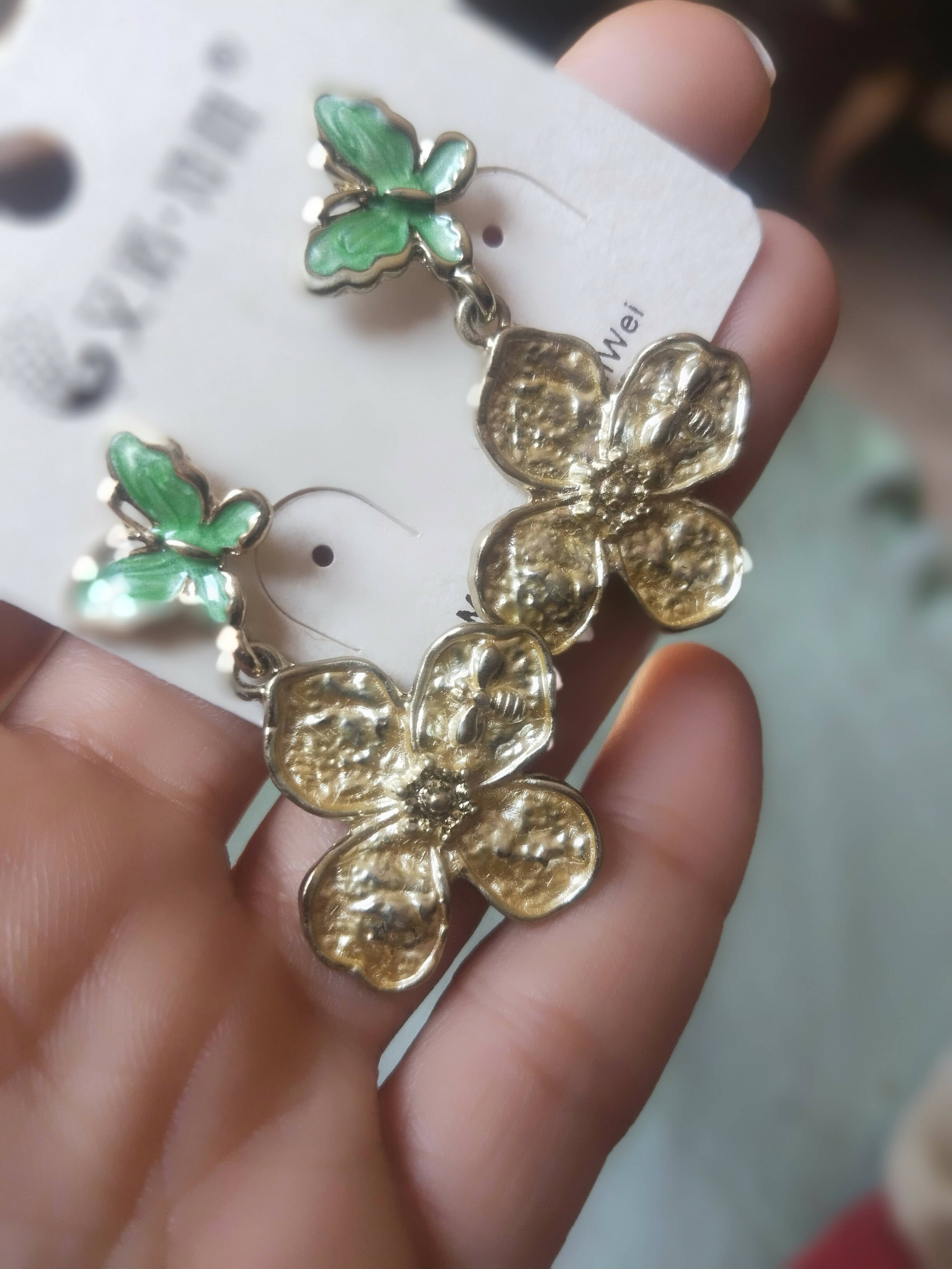 Beautiful Flower Shaped Earrings | Women Jewelry | Brand New With Tags