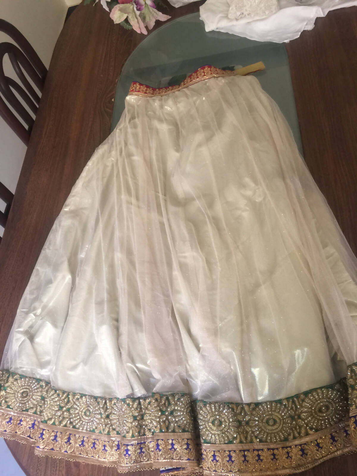 Mehndi Dress 3 pc | Women Formals | Worn Once