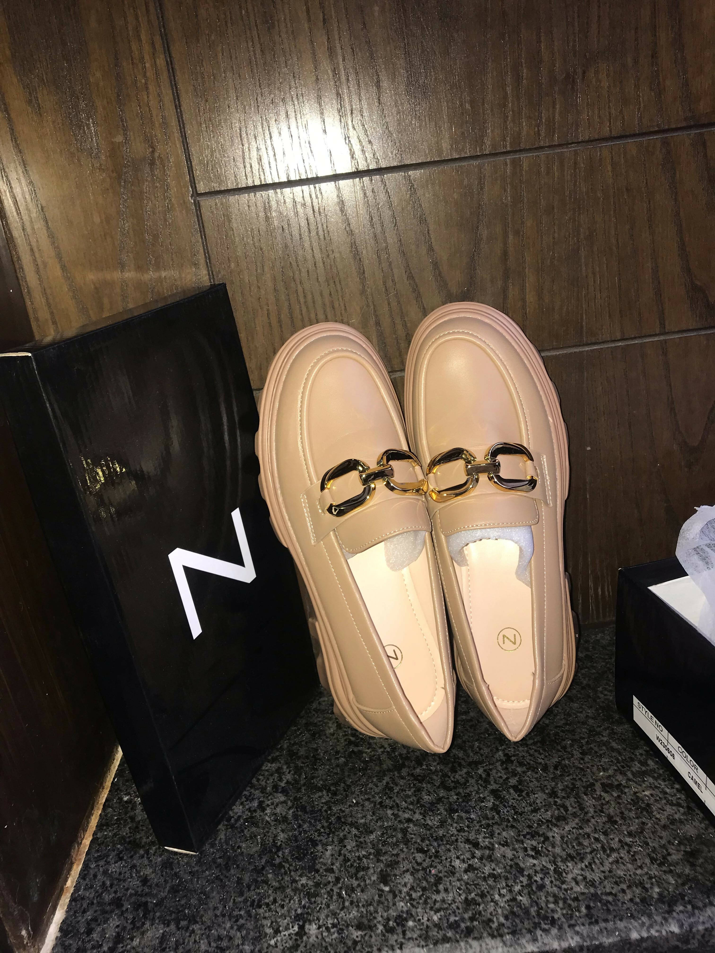 Chunky Skin Loafers | Women Shoes | Size: 38 | New