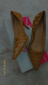 Heels | Golden Heels | Women Shoes | Size: 39 | New