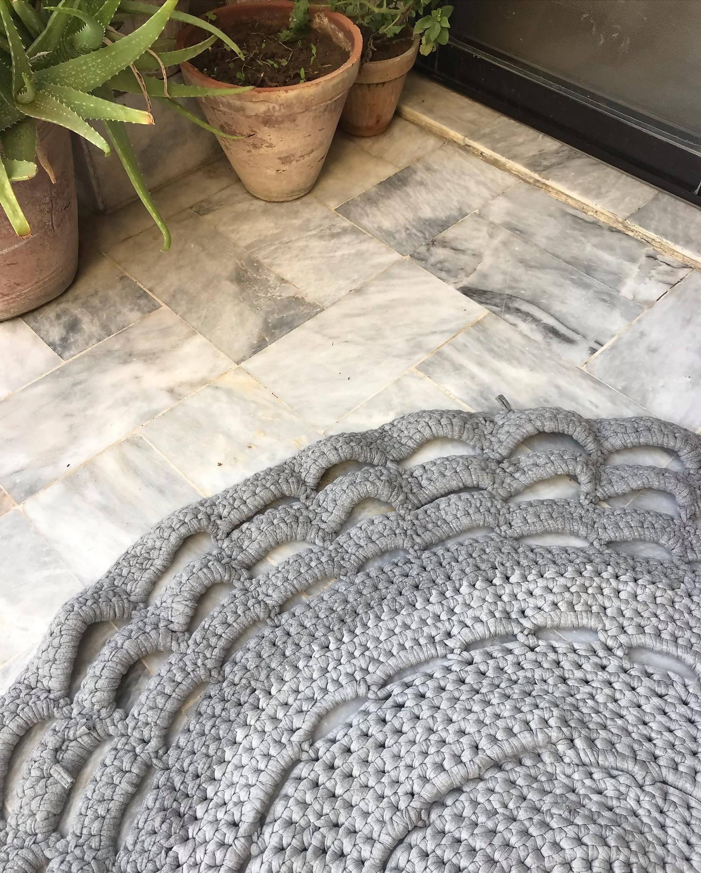 Grey Large braided rug | For Your Home | Preloved