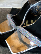 Walkeaze | Fancy Sliver Heels | Women Shoes | Size: 39 | Worn Once