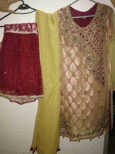 Stylish Party Wear Suit | Women Locally Made Formals | Small | Preloved