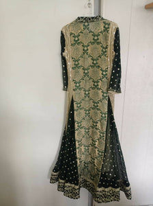 Green Maxi With Dupatta | Women Froks & Maxis | X-Small | Preloved