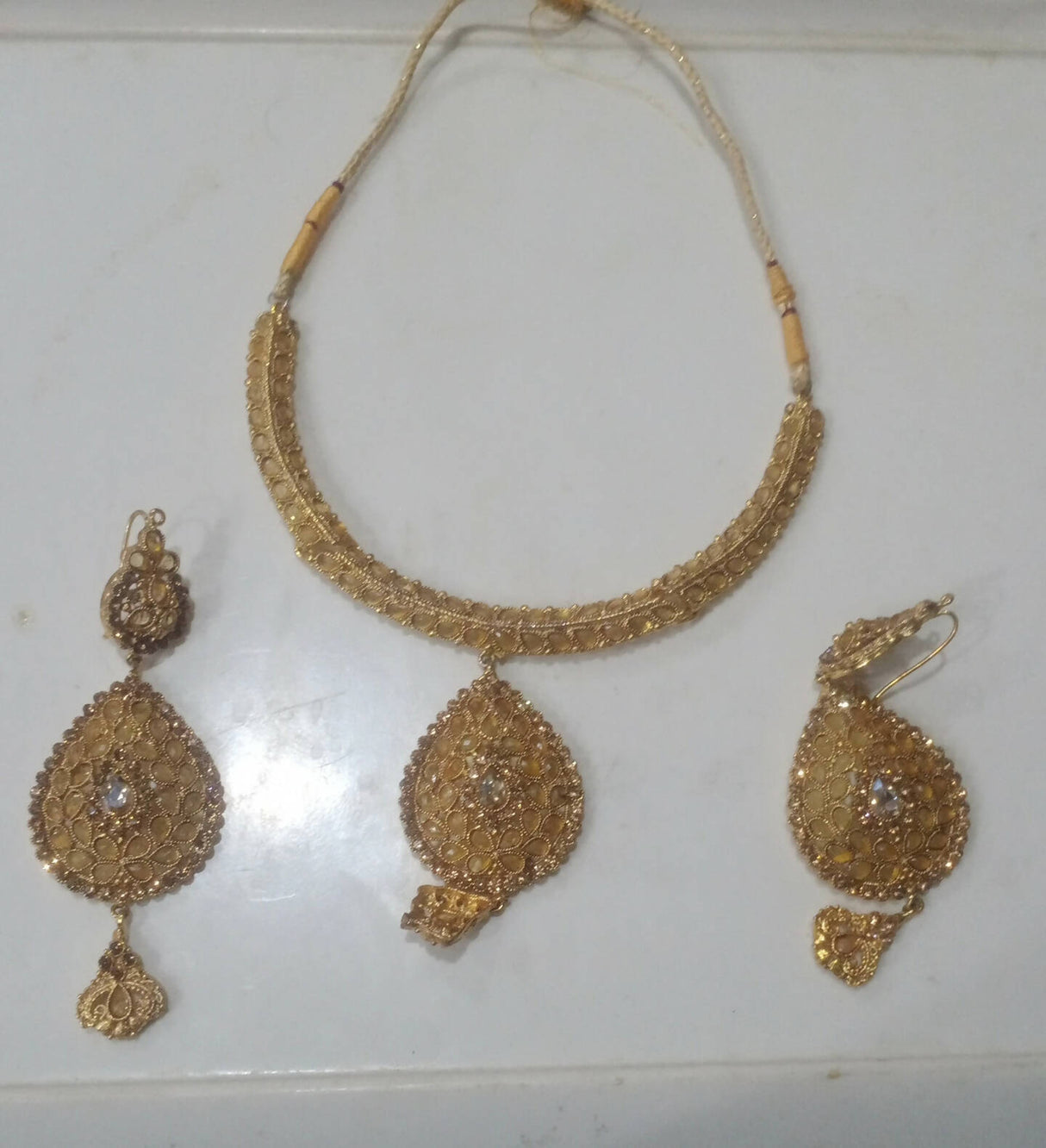 Golden Necklace Set | Women Jewelry | New
