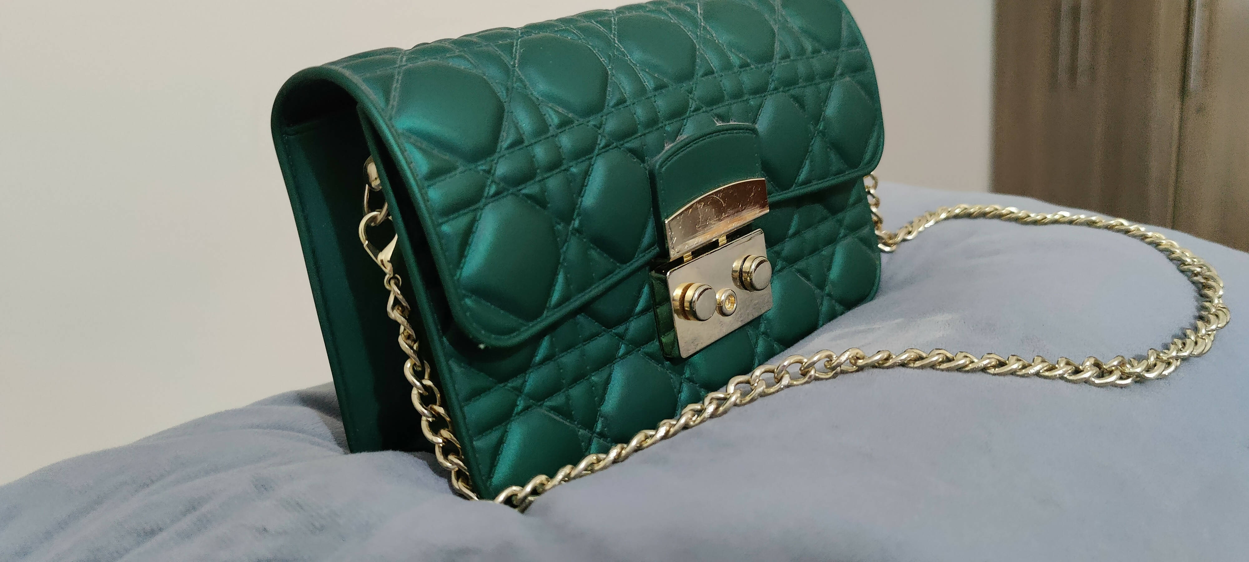 Emerald green Crossbody bag (Size: M ) | Women Bags | New