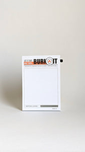 Burn It Notepad
