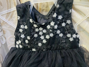 Minnie Minors | Black Baby Frock (Size: S | 0 to 3 months )| Girls Skirt & Dresses | New