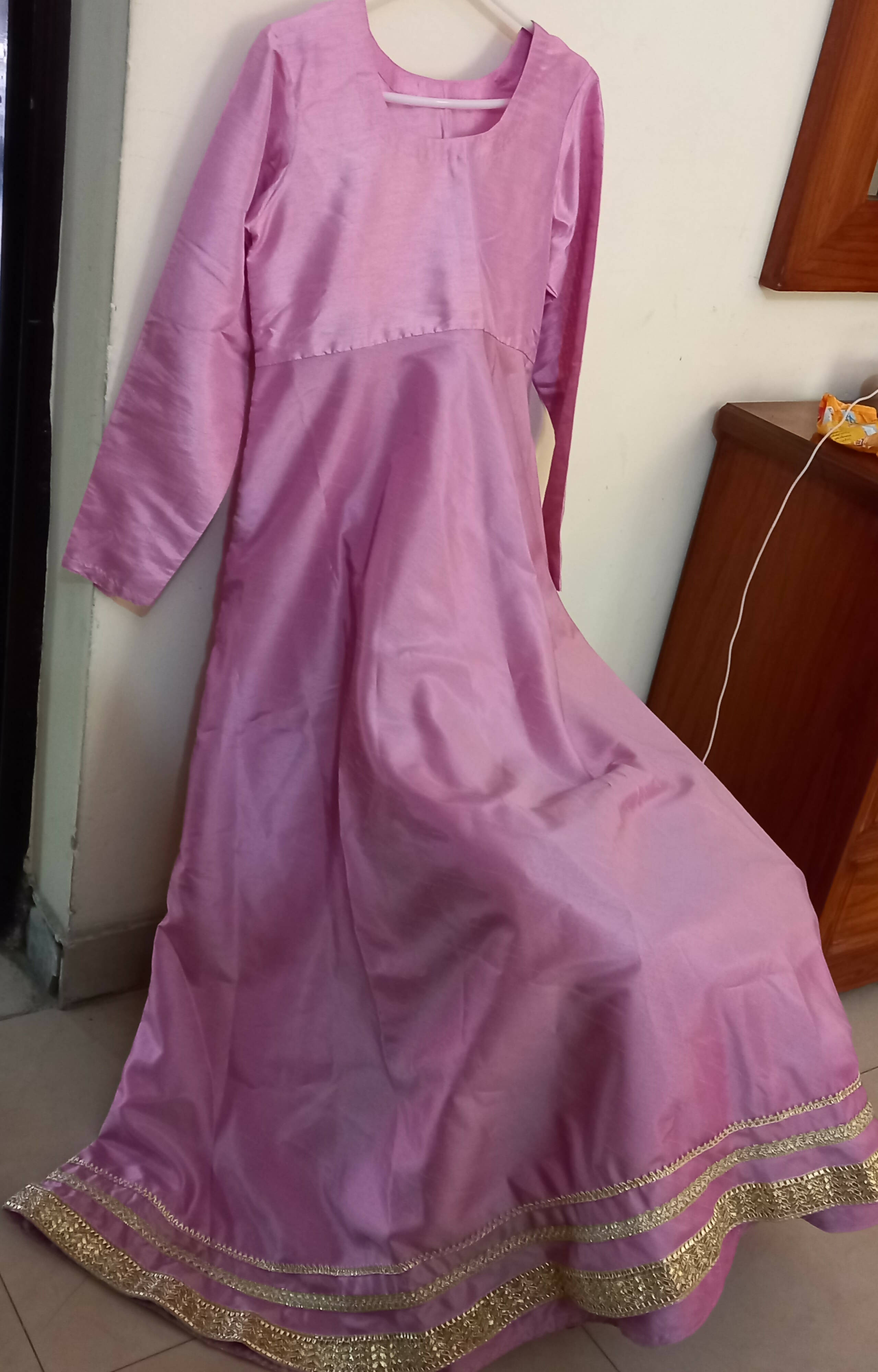 Stylish Silk Maxi | Women Froks & Maxis | Medium | Preloved