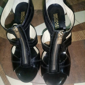 Michael kors deals zipper heels