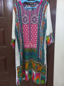 Shirt Shawl | Women Locally Made Kurta | Medium | Preloved