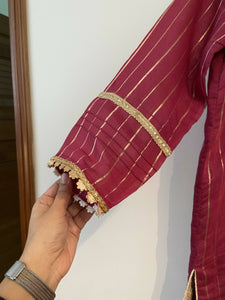 Self stitched pink kurta (Size: 10 years) | Girls Shalwar Kameez | Worn Once