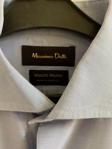 Massimo Dutti | Grey Button Down Shirt | Men T-Shirts & Shirts | Preloved