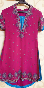Pink 3 Piece Shalwar Kameez | Women Formals | Preloved