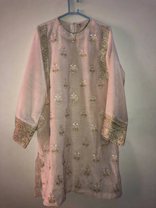 Ethnic 2 Pc Embroidery Dress (Size: S )| Women branded Formals | New