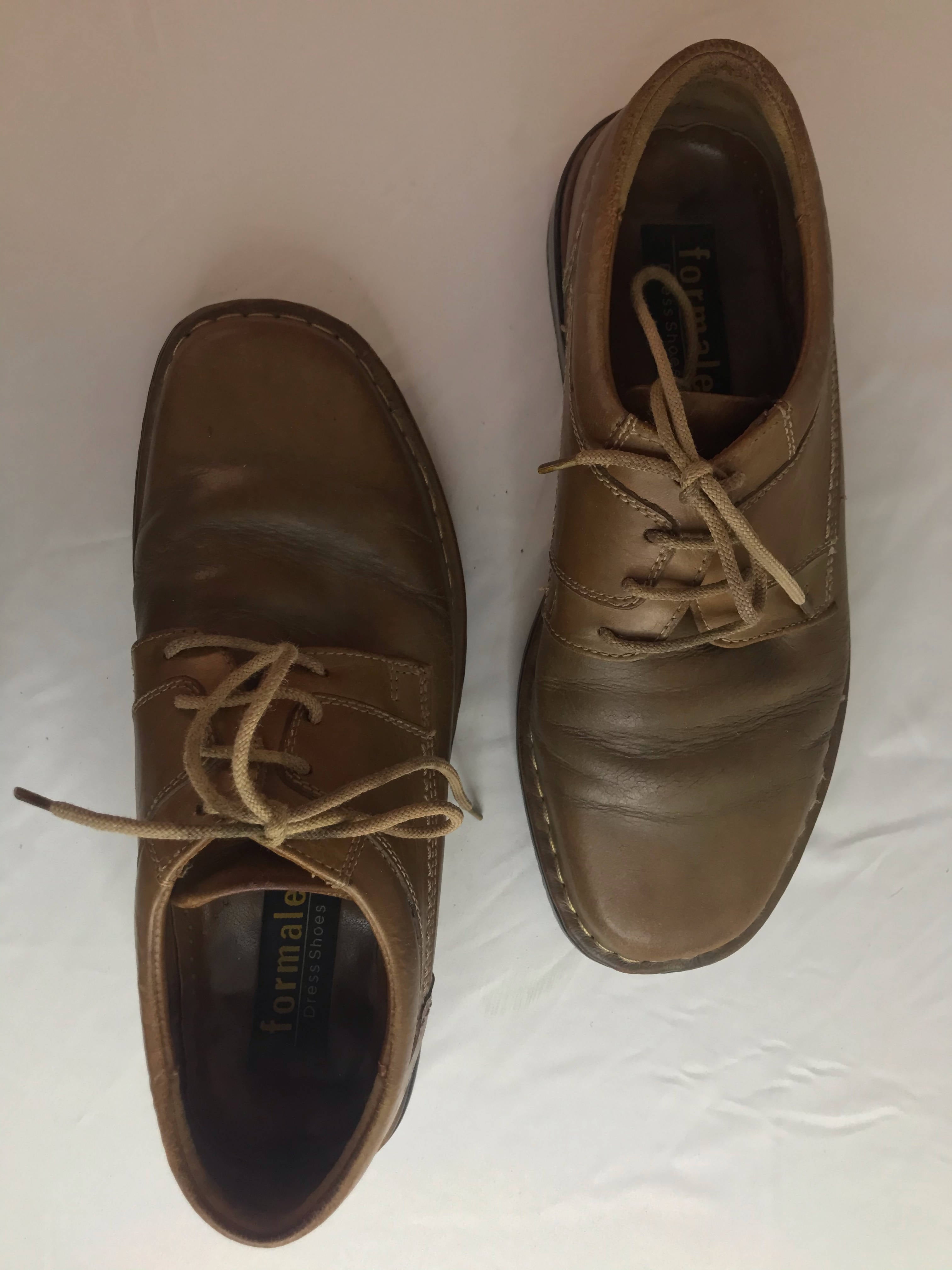 Brown Leather Laceup Shoes | Men Shoes | Footwear | Preloved
