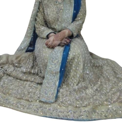 Formal Pastel Bridal Maxi | Women Bridals | Medium | Preloved