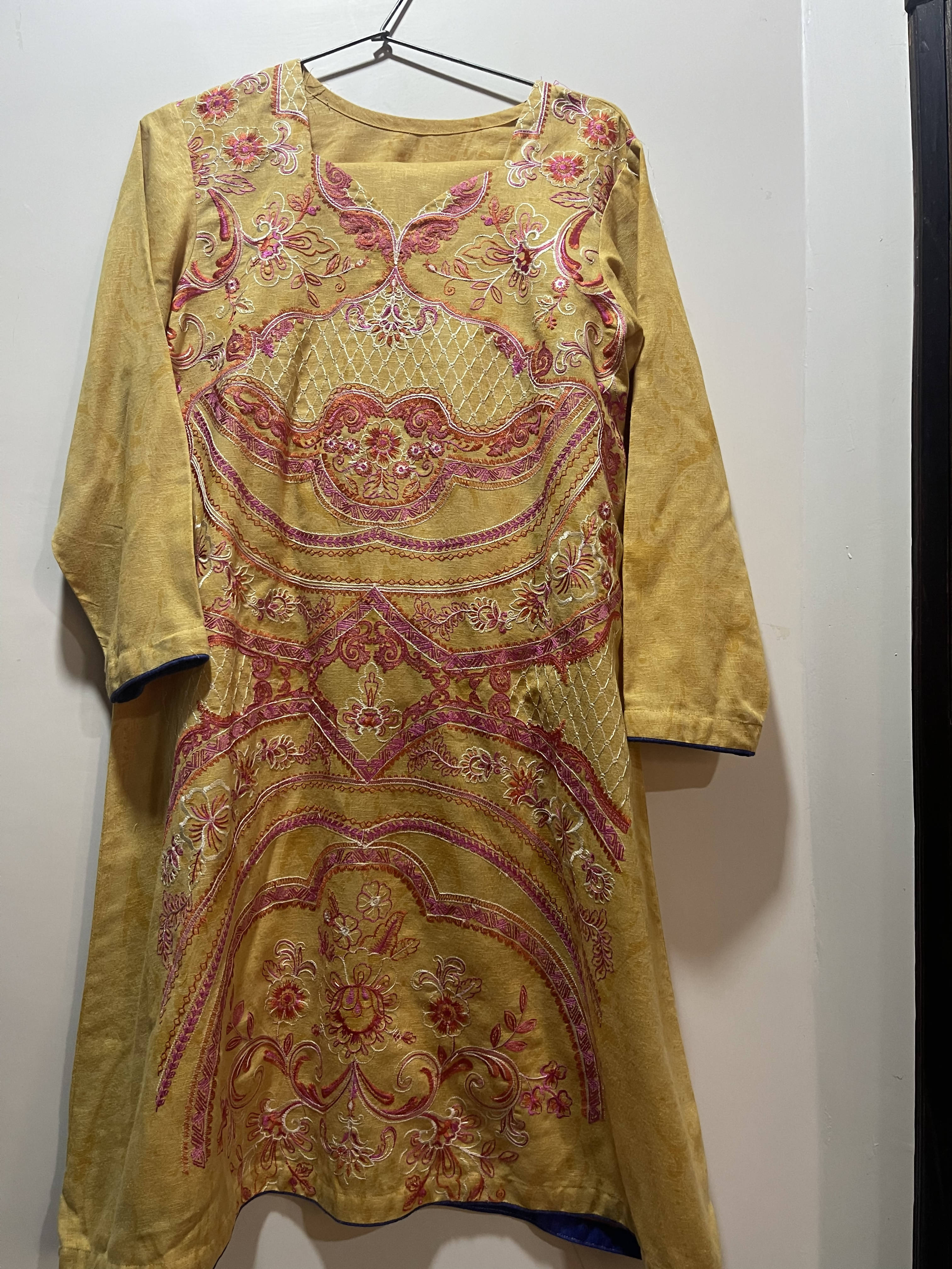 Nishat | Stitched dress 3 piece with shawl | Women Kurta | Preloved