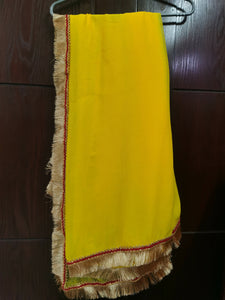 Yellow Hand Embroided Suit | Women Locally Made Formals | Large | Worn Once