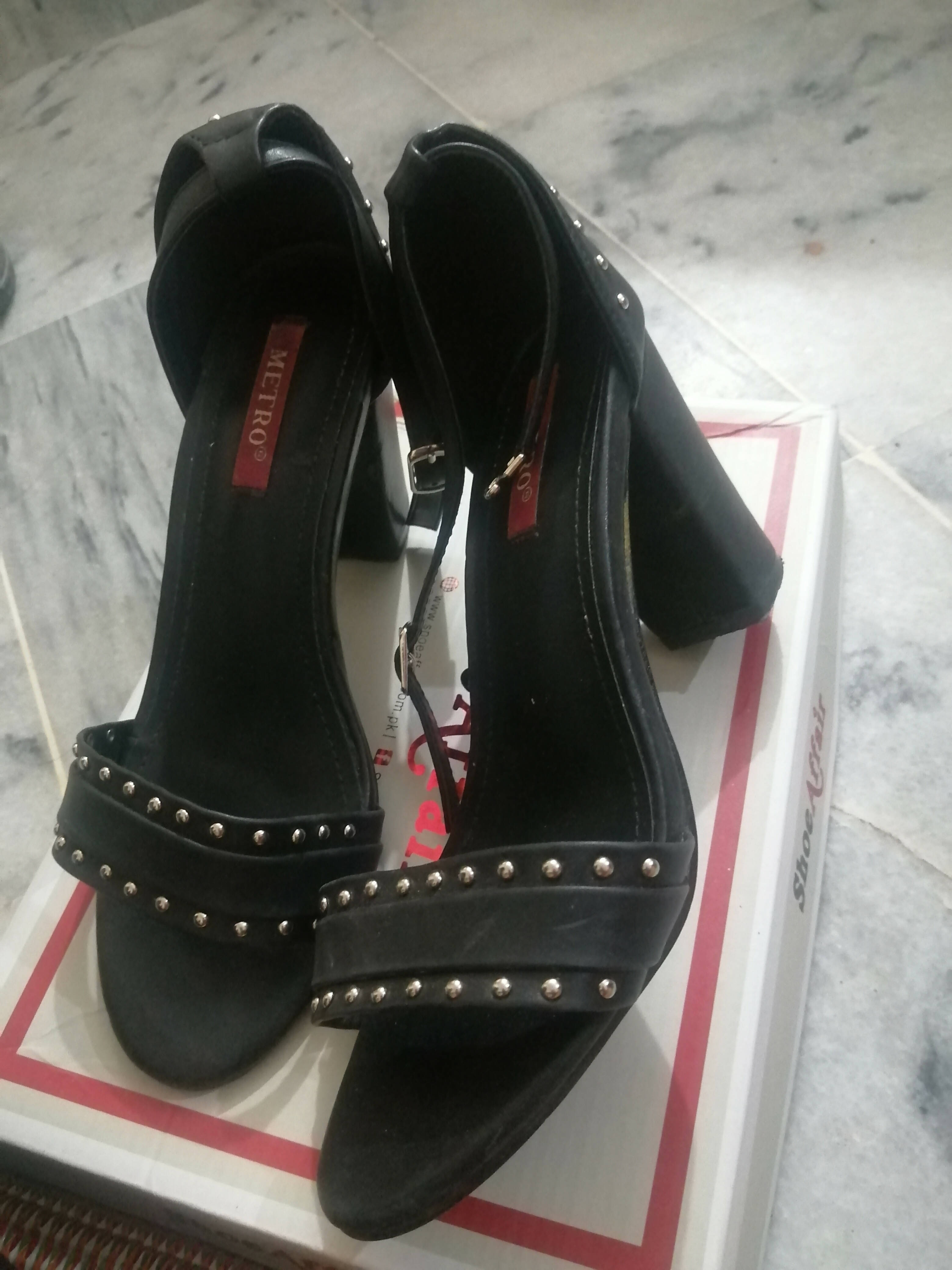 Metro | Black Block Heels | Women Shoes | Size: 36 | Worn Once
