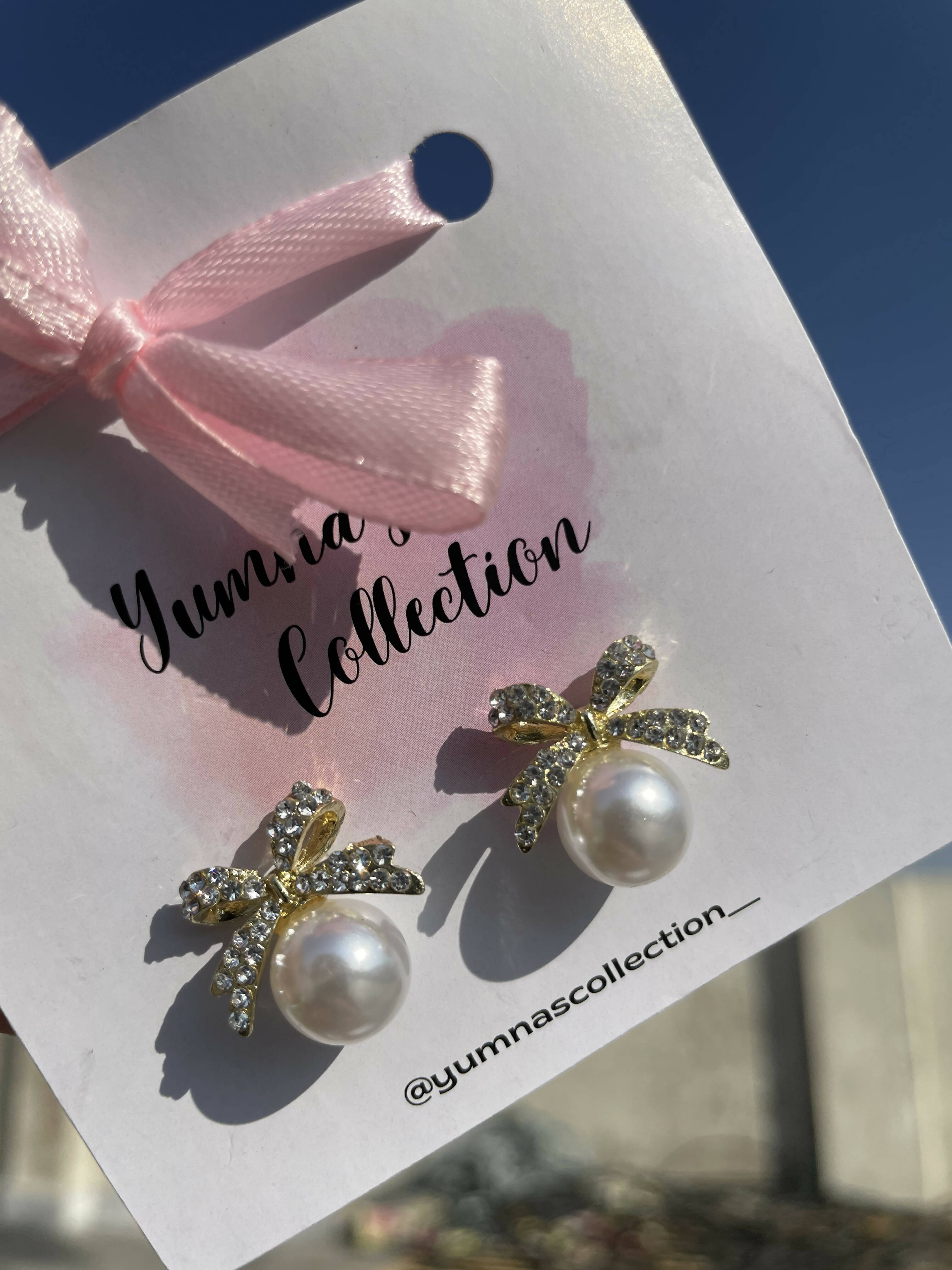 Pearl ear studs earrings | Women Jewellery | Brand New
