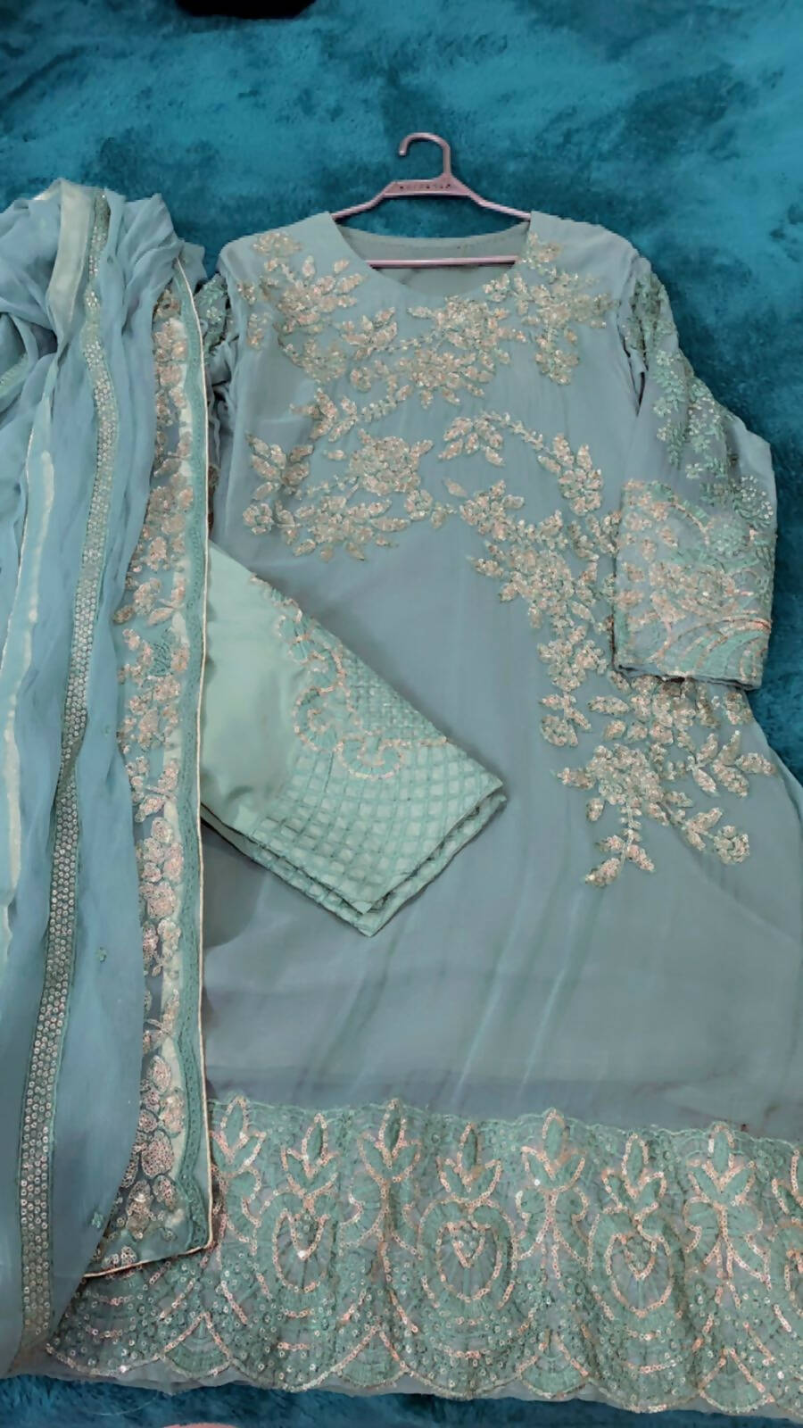 Elegant Fancy Suit | Women Locally Made Formals | Medium | Preloved