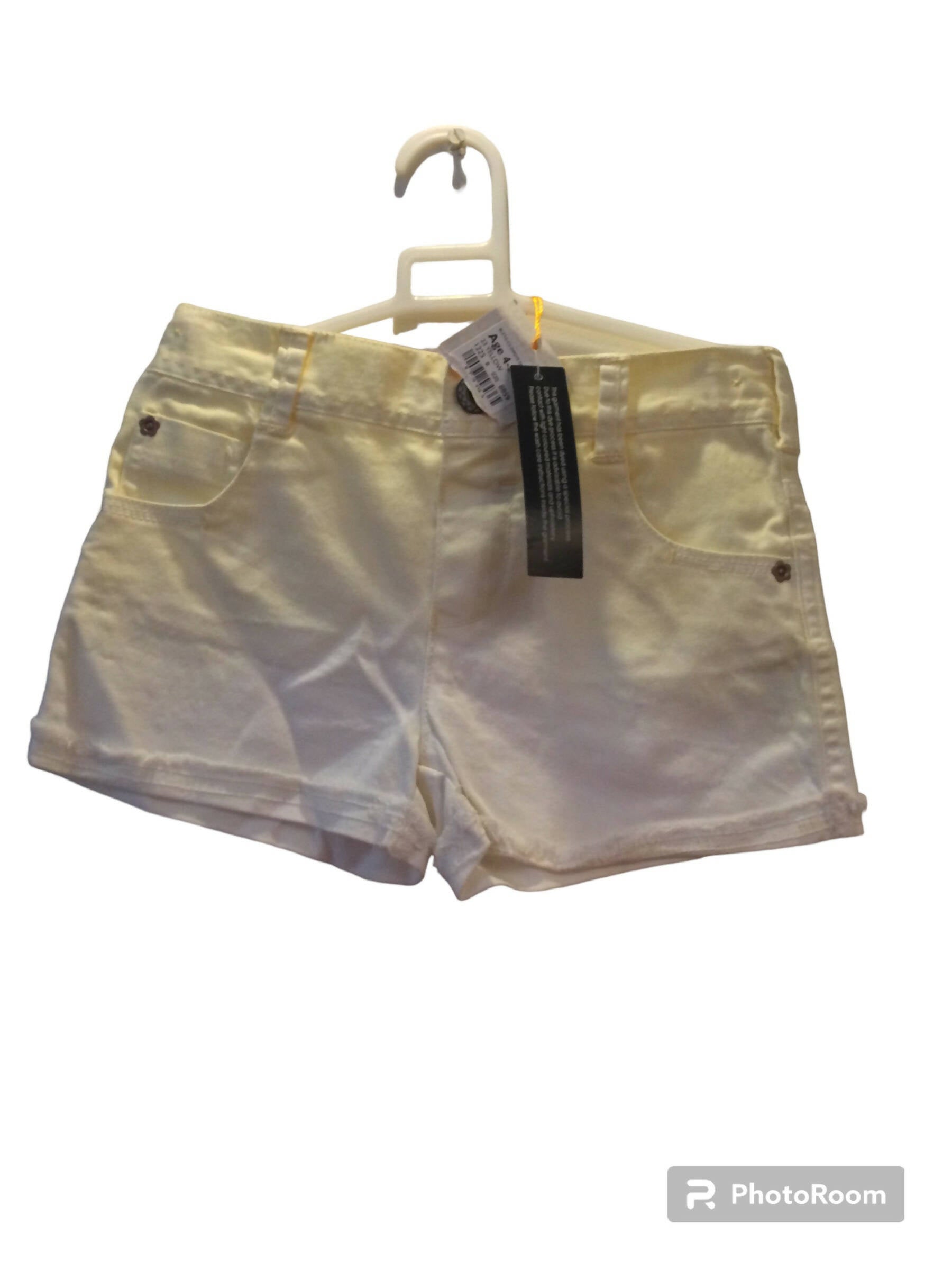 Denim White Girls shorts (Size 4-5 years) | Girls Bottoms & Pants | Brand New