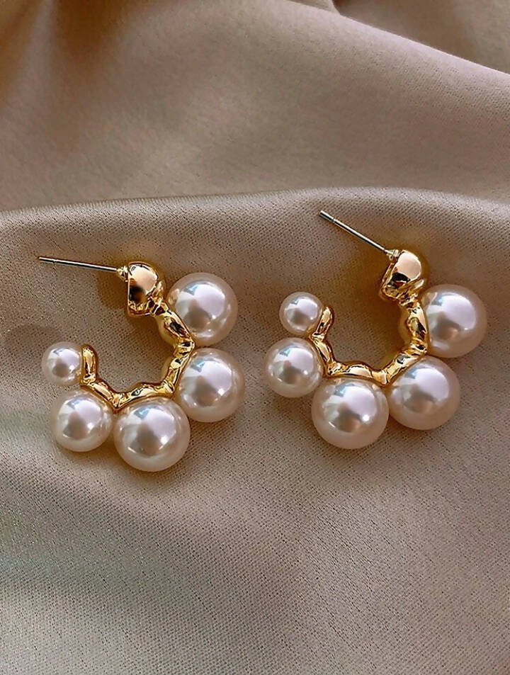 SHEIN | Faux Pearl Decor Earrings | Women Jewellery | Brand New with Tags