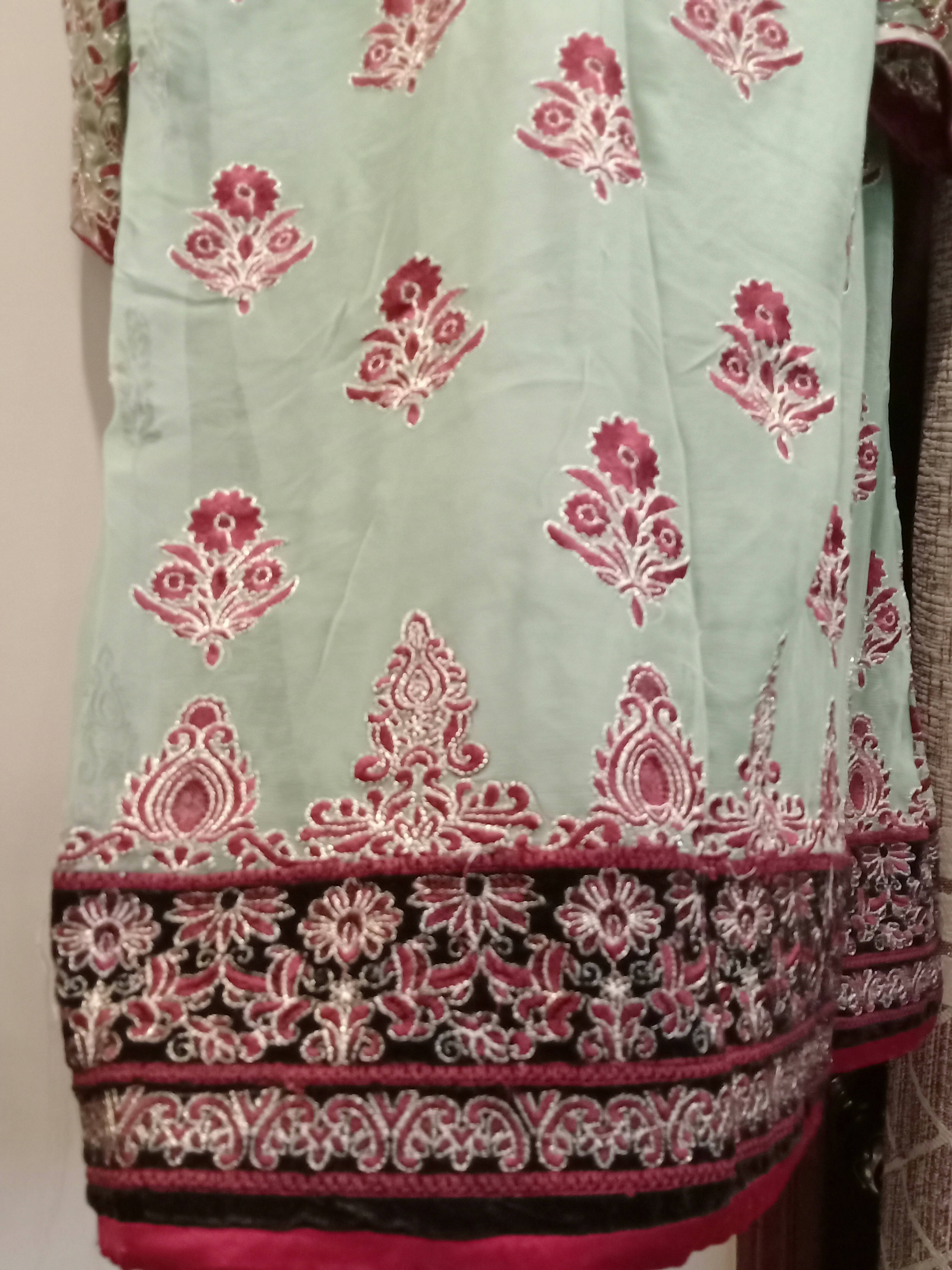 Chiffon Suit | Women Locally Made Formals | Small | Worn Once