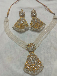 White pearl Necklace Set | Women Jewelry | Preloved