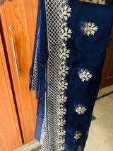 Embroidered  Organza Suit | Women Locally Made Formals | Medium | New