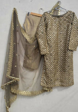 Sheesha Work Suit | Women Locally Made Formals | Small | Worn Once