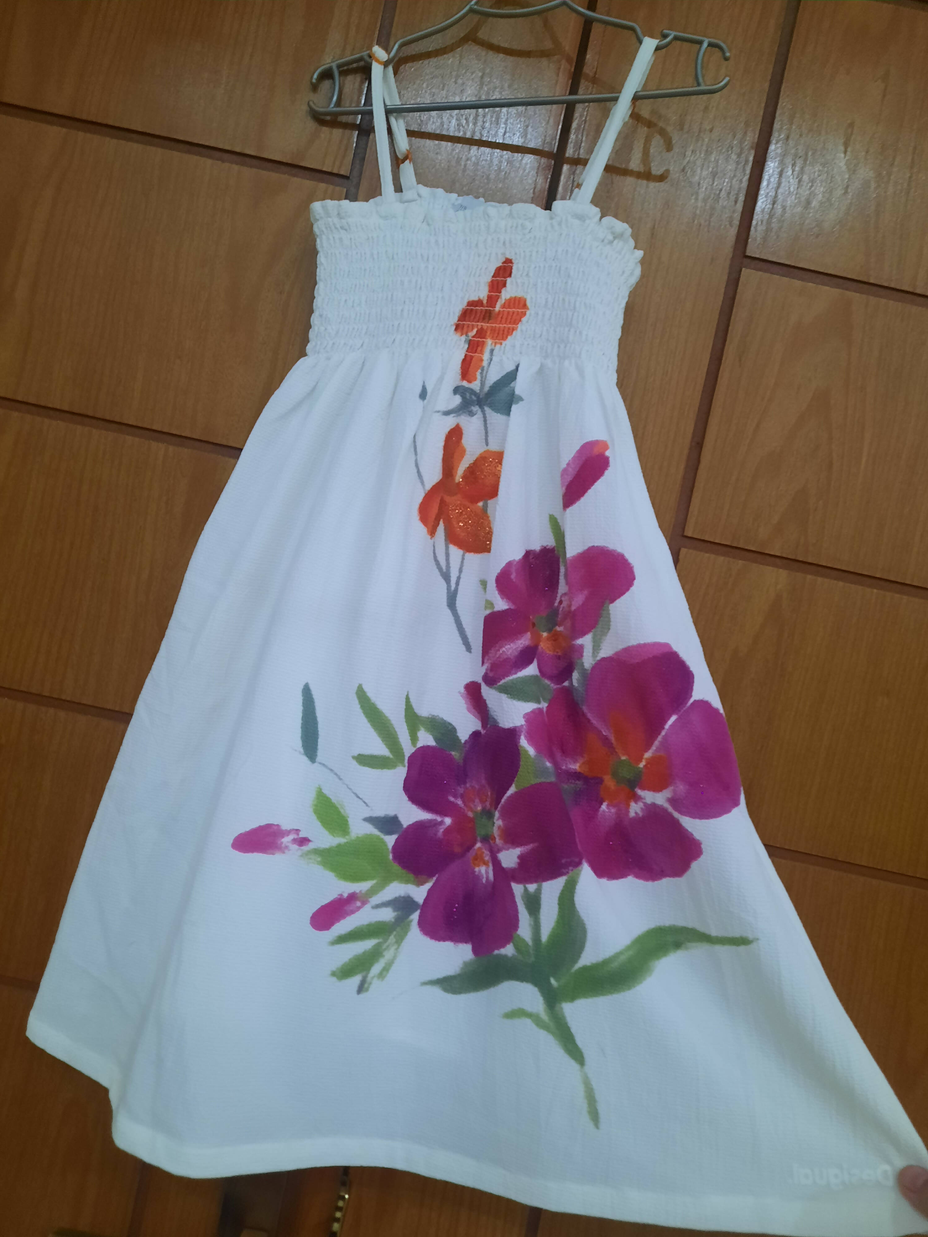 Frock white Floral | Girls Skirts & Dresses | Size 4 yrs | Worn Once