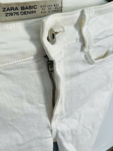 Zara Basic | White Denim (Size EUR 34) | Women Bottoms & Pants | Brand New