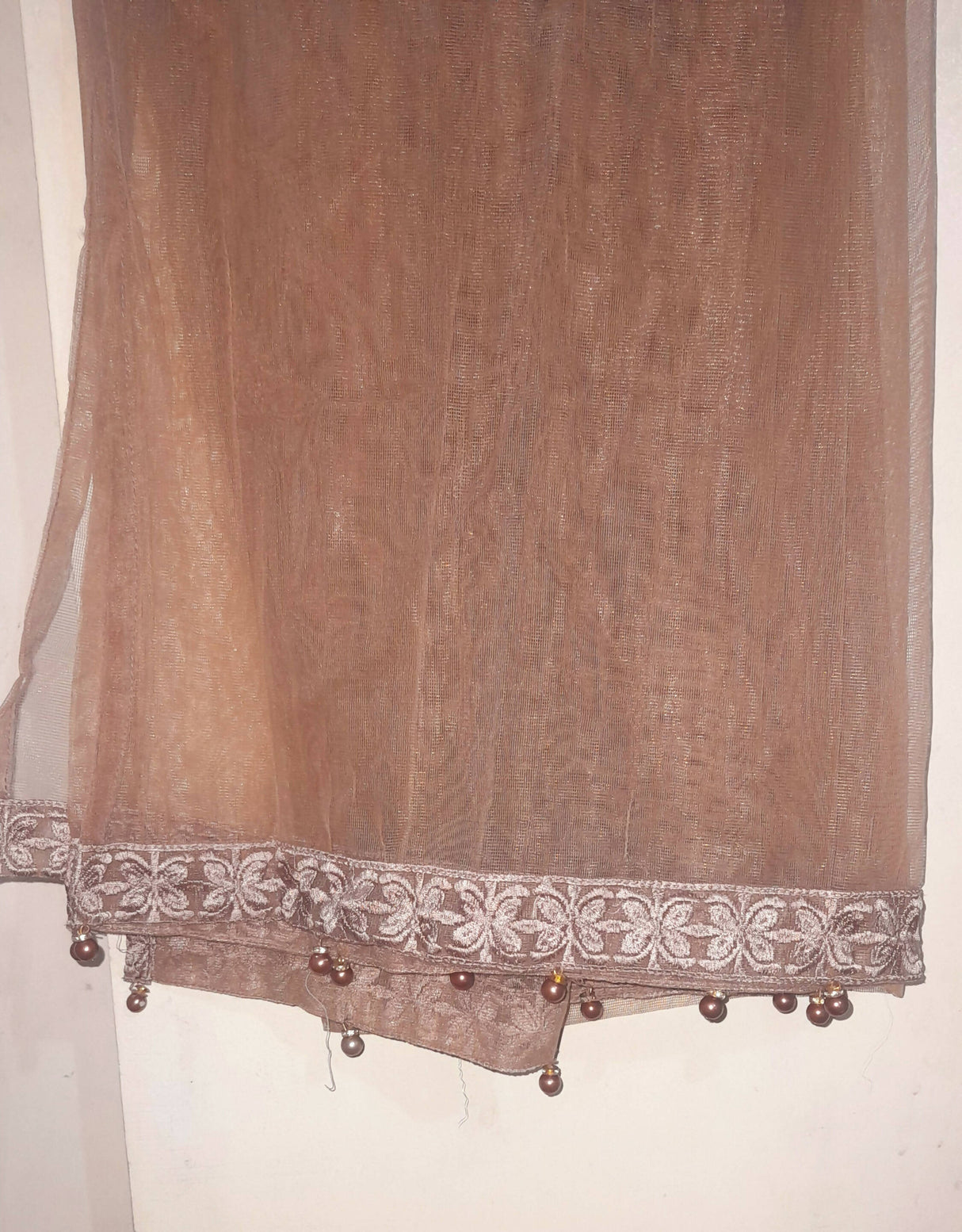 Net Embroidery Thread Work Frok | Women Locally Made Formals | Medium | Worn Once