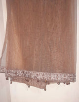 Net Embroidery Thread Work Frok | Women Locally Made Formals | Medium | Worn Once