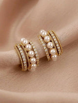 SHEIN | stud tops pearl earrings | Women Jewelry | Brand New