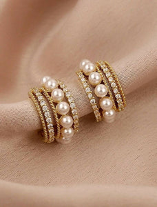 SHEIN | stud tops pearl earrings | Women Jewellery | Brand New