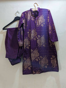 Saya | Beautiful Purple 2 Pc Dress | Women Branded Formals | Medium | Worn Once