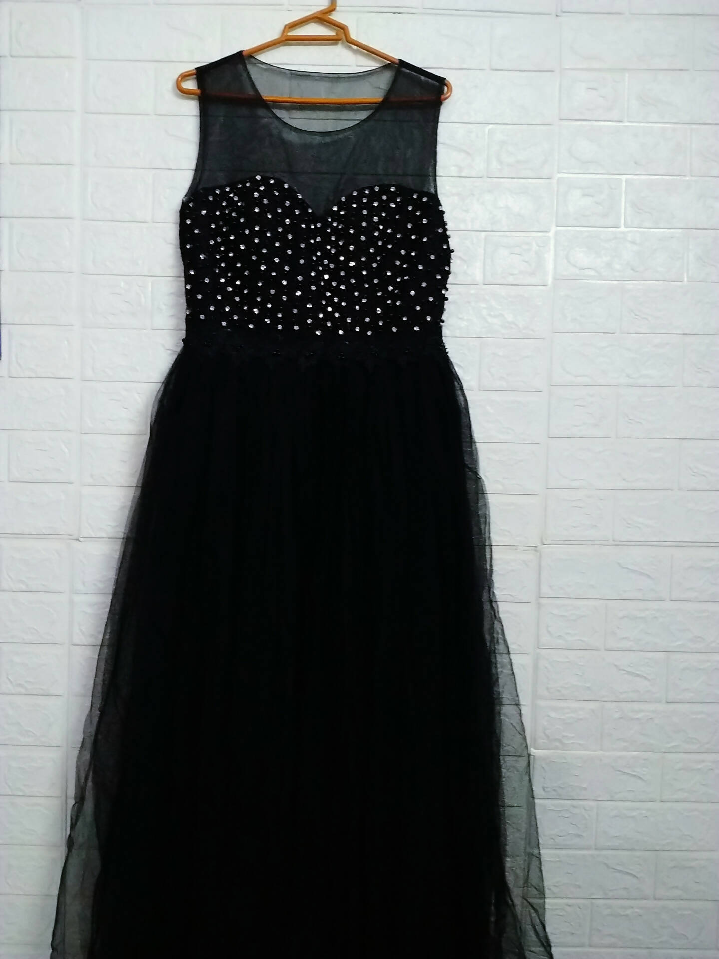 Black maxi (Size: S ) | Women Frocks & Maxis | Worn Once